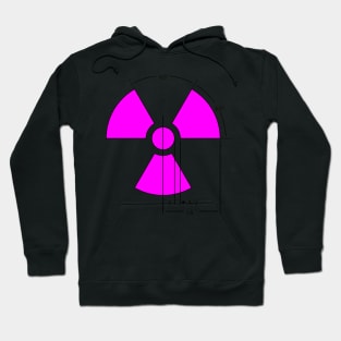 Warning Radiation Sign Template Hoodie